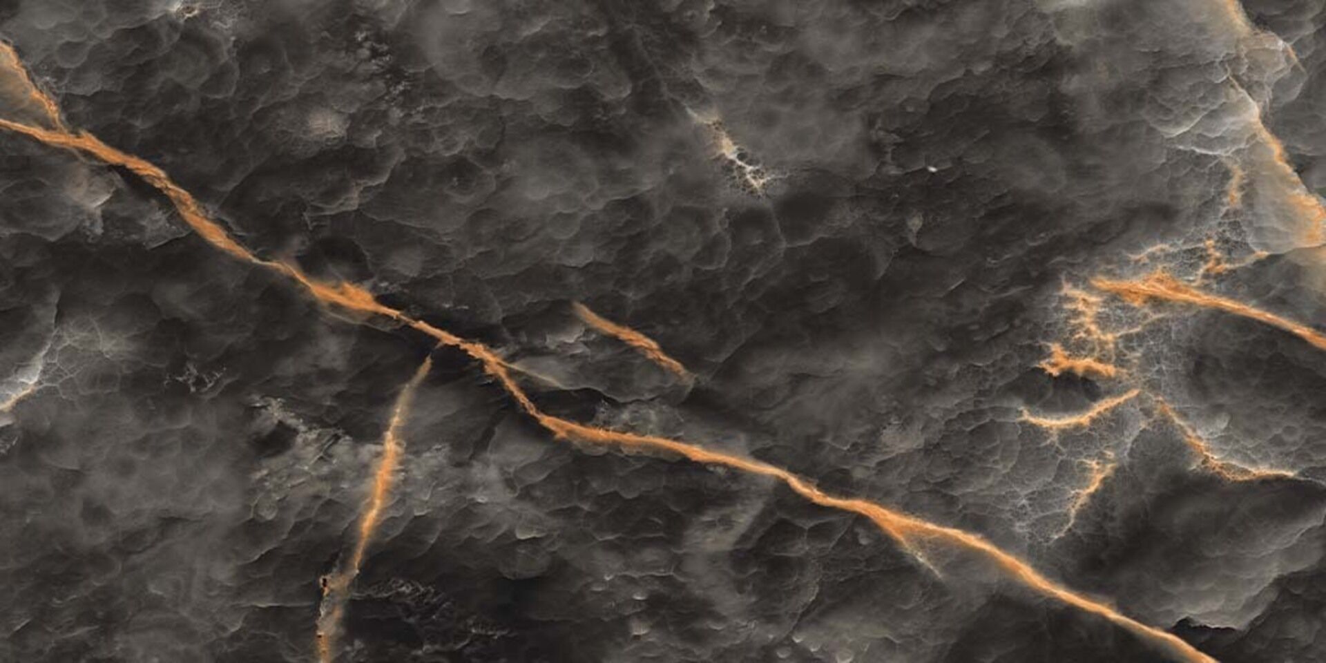 Volcanic Nero Shiny Sugar 60x120 Gravita