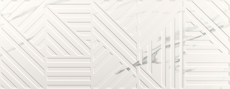 Akros Cross White Mate 35x90 Click Ceramica