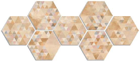 Laverton Hexagono Benenden Multicolor Mix 23x26.6 VIVES