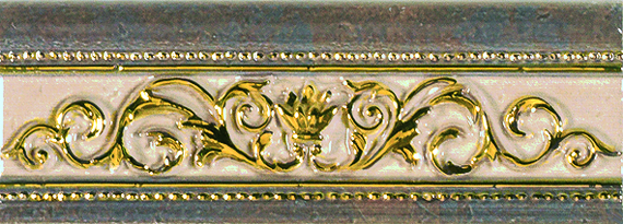 Astro Gold Marron Бордюр 7,5x20 Ape Ceramica