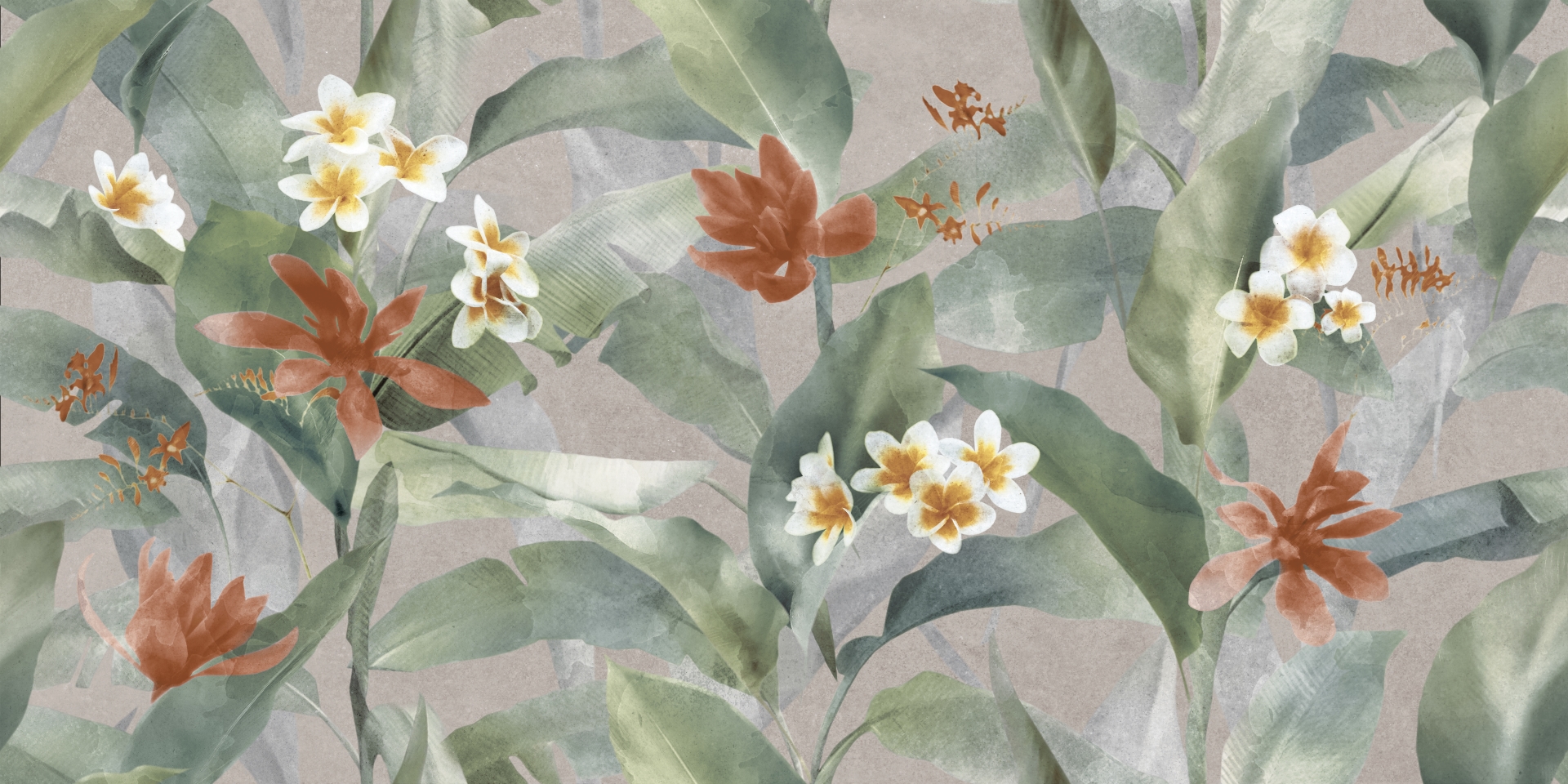 17646 Floresta джунгли многоцветный ректификат 60x120 Meissen
