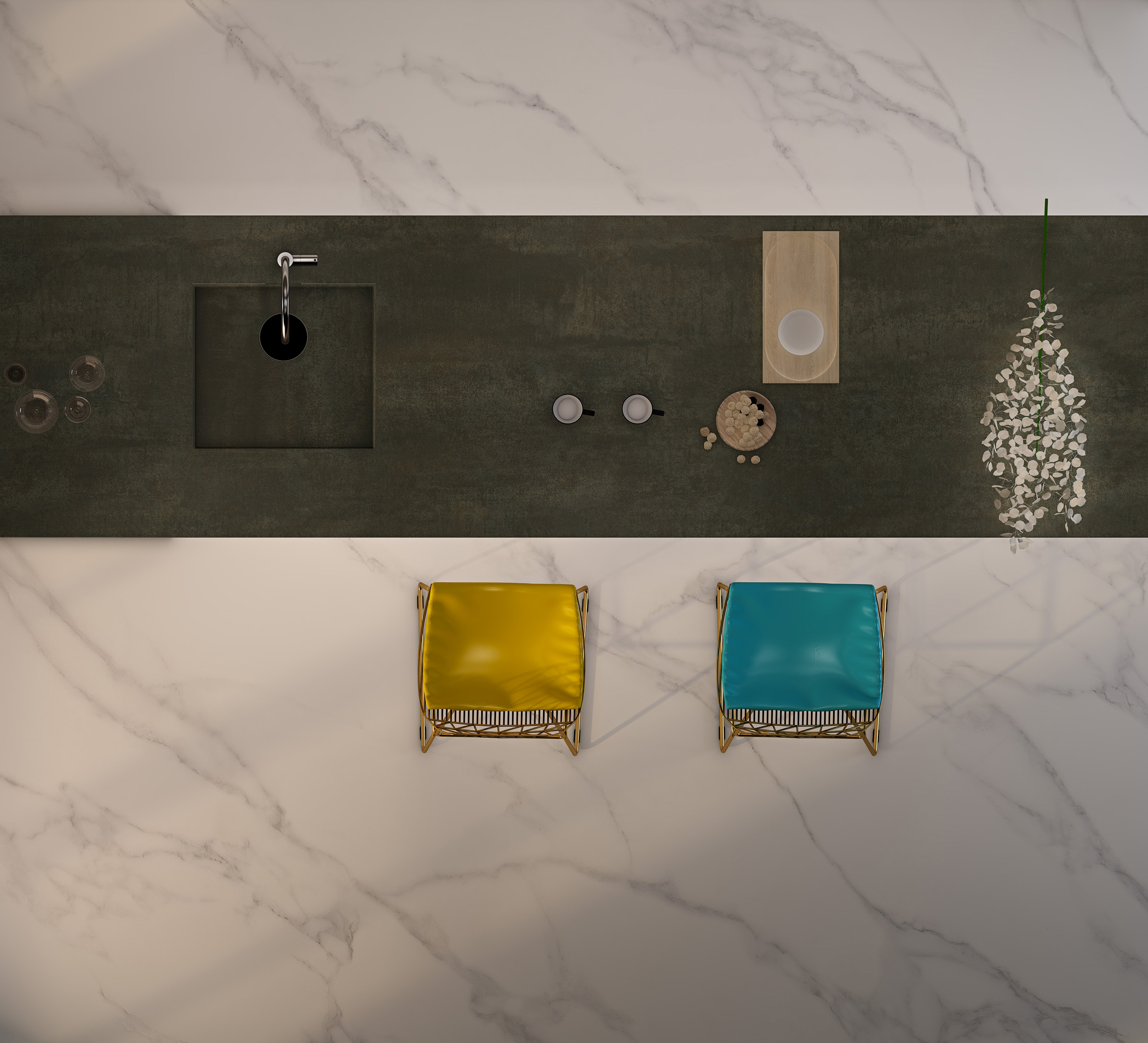 Martha Brown Спеченный камень 1200x2700x3 Delfone фото 6