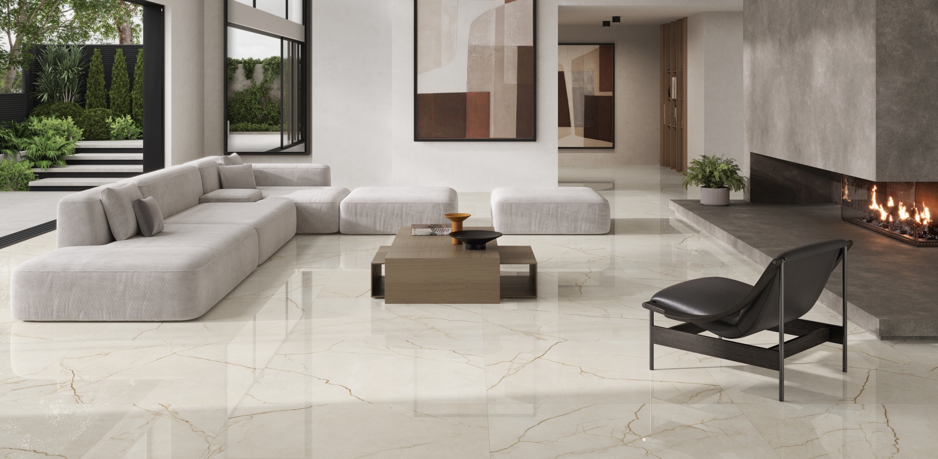 Raffaello Cream Matt Artech 60x120 Argenta Ceramica фото 5