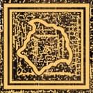 263171 Tozzetto Medusa Oro Brown 6,7x6,7 Versace (Gardenia Orchidea)
