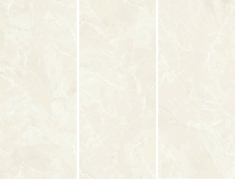 Scarlet Soft Ivory Polished Rect 6mm 120x280 STN Ceramica