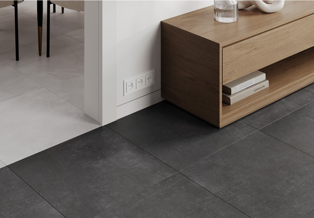 Cement Strength Graphite Темно-серый Матовый 60х60 Ceradim