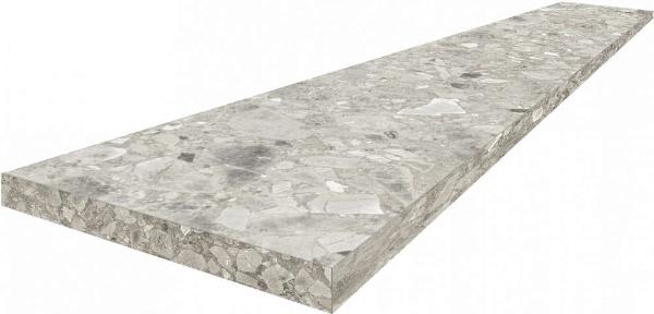 620070002487 Grey Scalino Angolare Dx 120х33 ColiseumGres