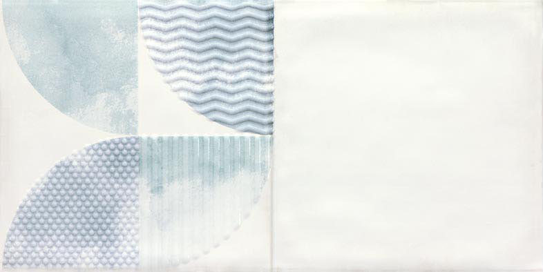 WITMB523 Retro Inserto Green-Blue 20x40 RAKO