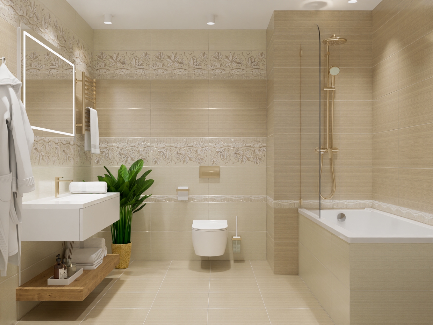 Romanico Beige 8,5мм 31,5x63 Azori