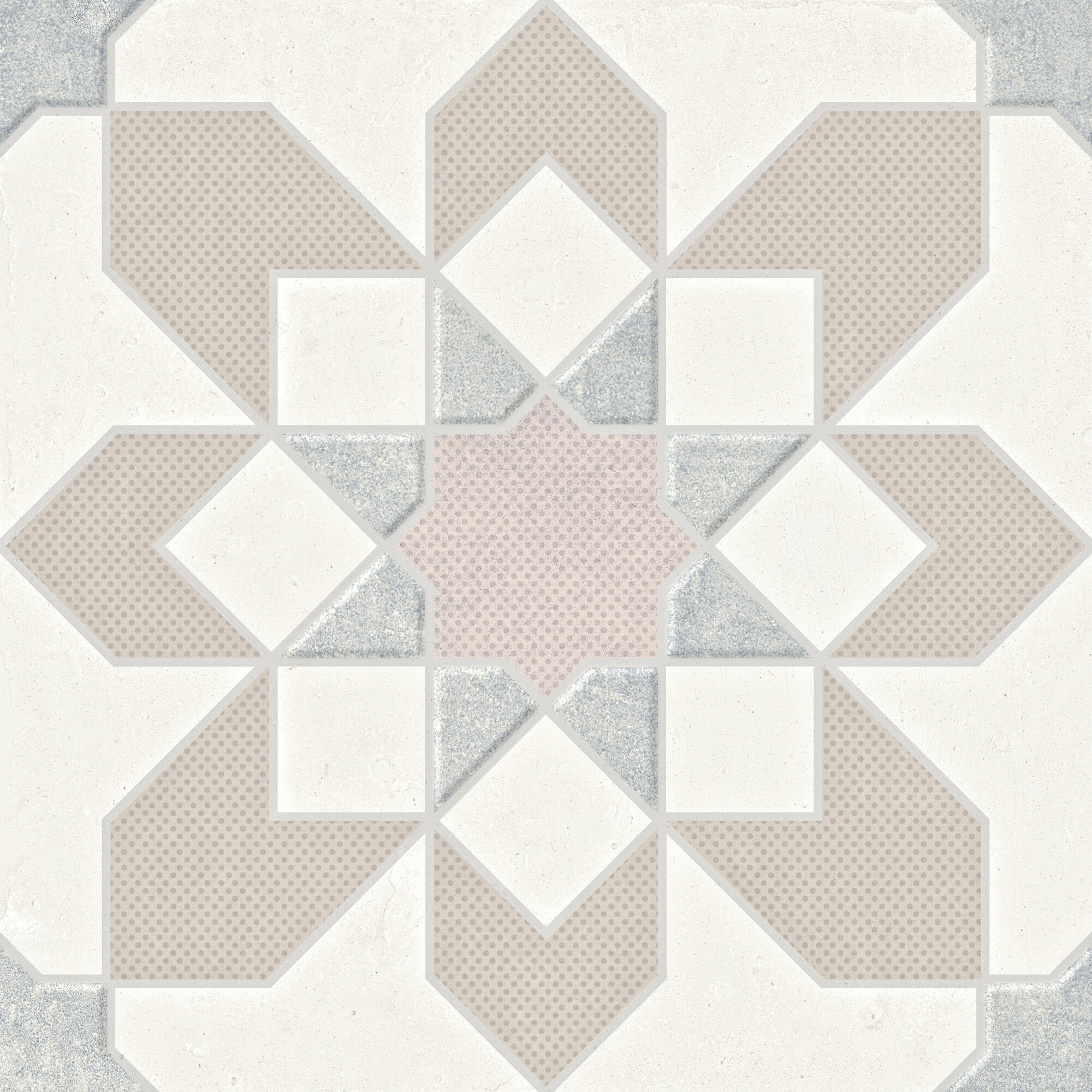 39601 Doha Taupe Flower SP/22,3 22,3x22,3 Harmony
