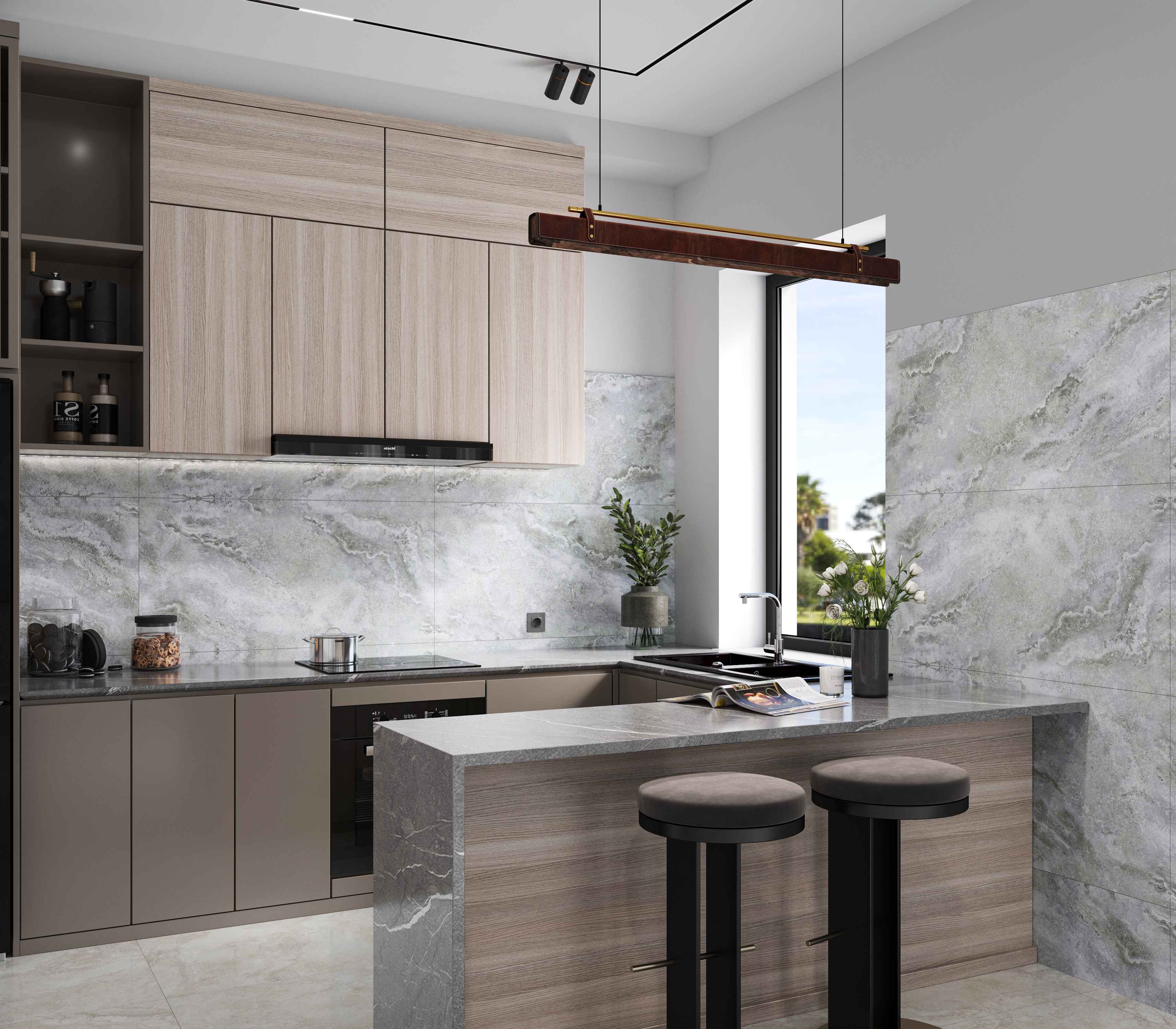 O4450P Onice Perla Glossy 60x120 Buono Ceramica фото 28