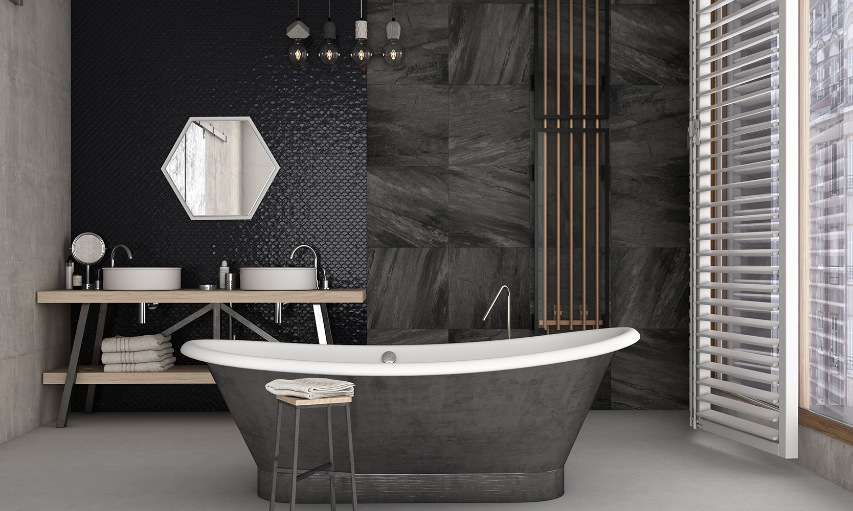 Soul Black Mix 31.7x30.7 Vidrepur