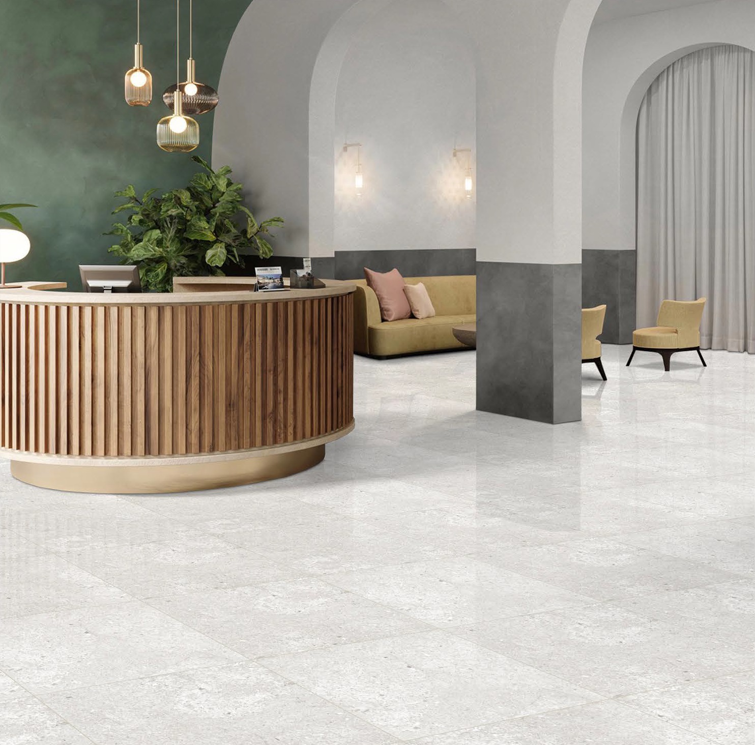 Geonex Bianco Lamore Ceramic