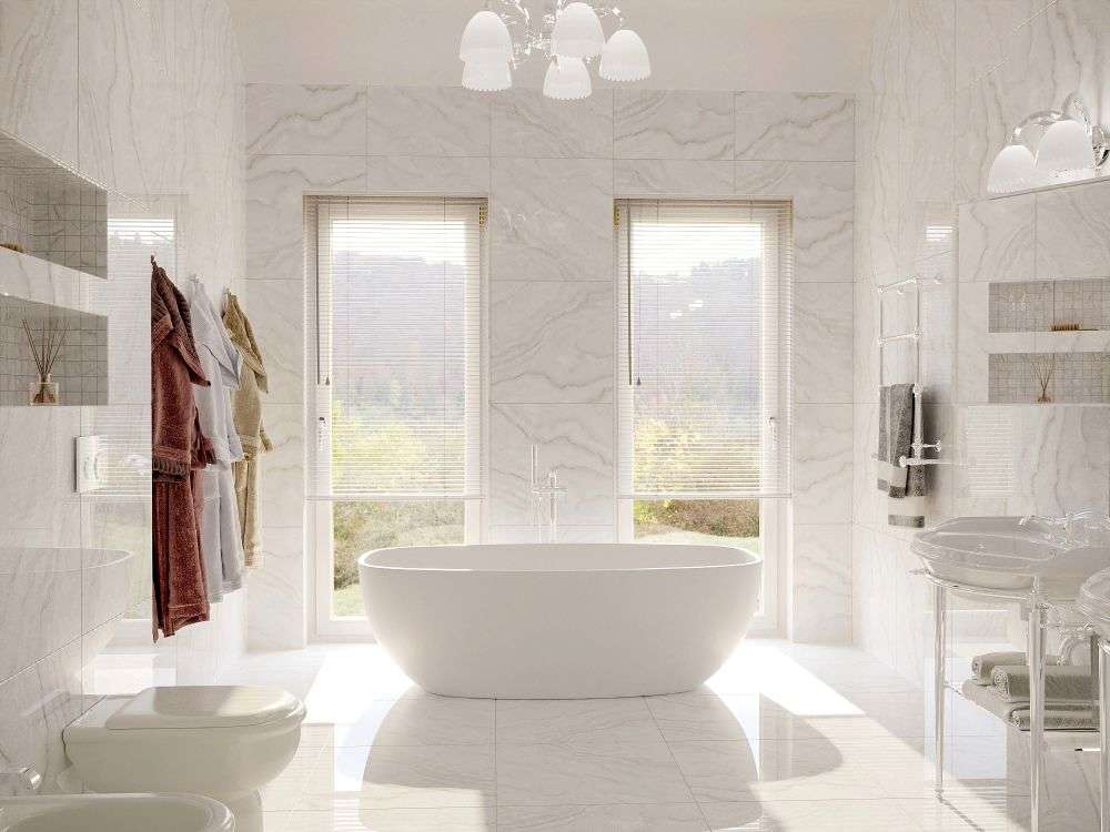 AB1006G Onix White gloss 600x600 Absolut Gres