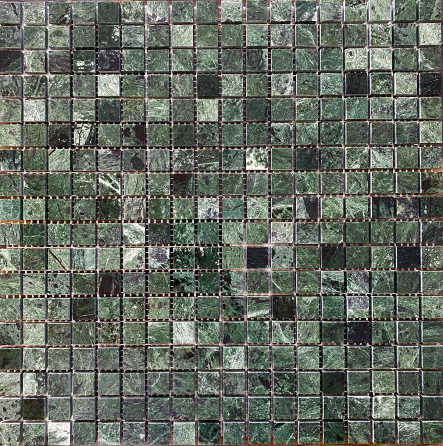 PIX308 Spider Green полированная 15x15 305х305x4 Pixmosaic