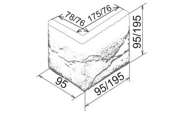 Мальта 116 Угол 95-195х95х95-195х20 Камелот