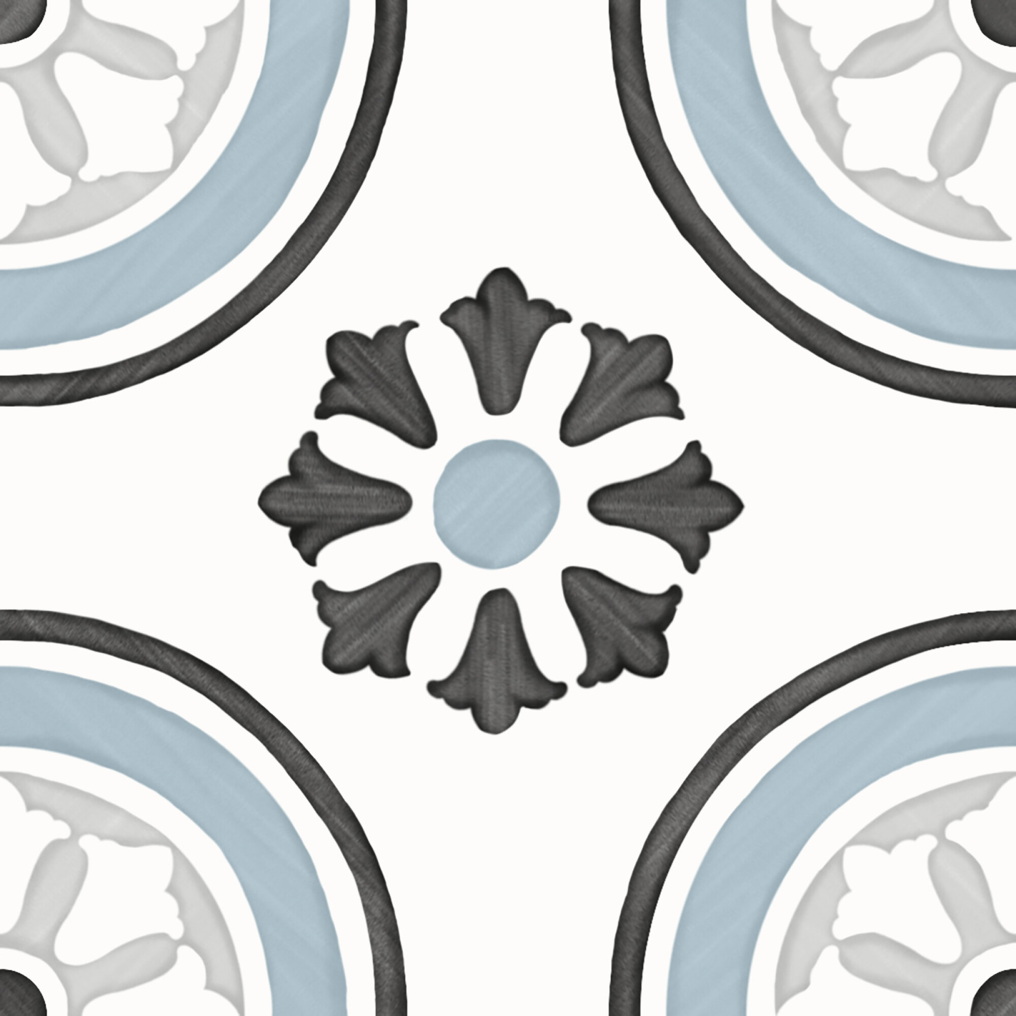 31085 Tanger Blue Dhalia 12.3x12.3 Harmony фото 7