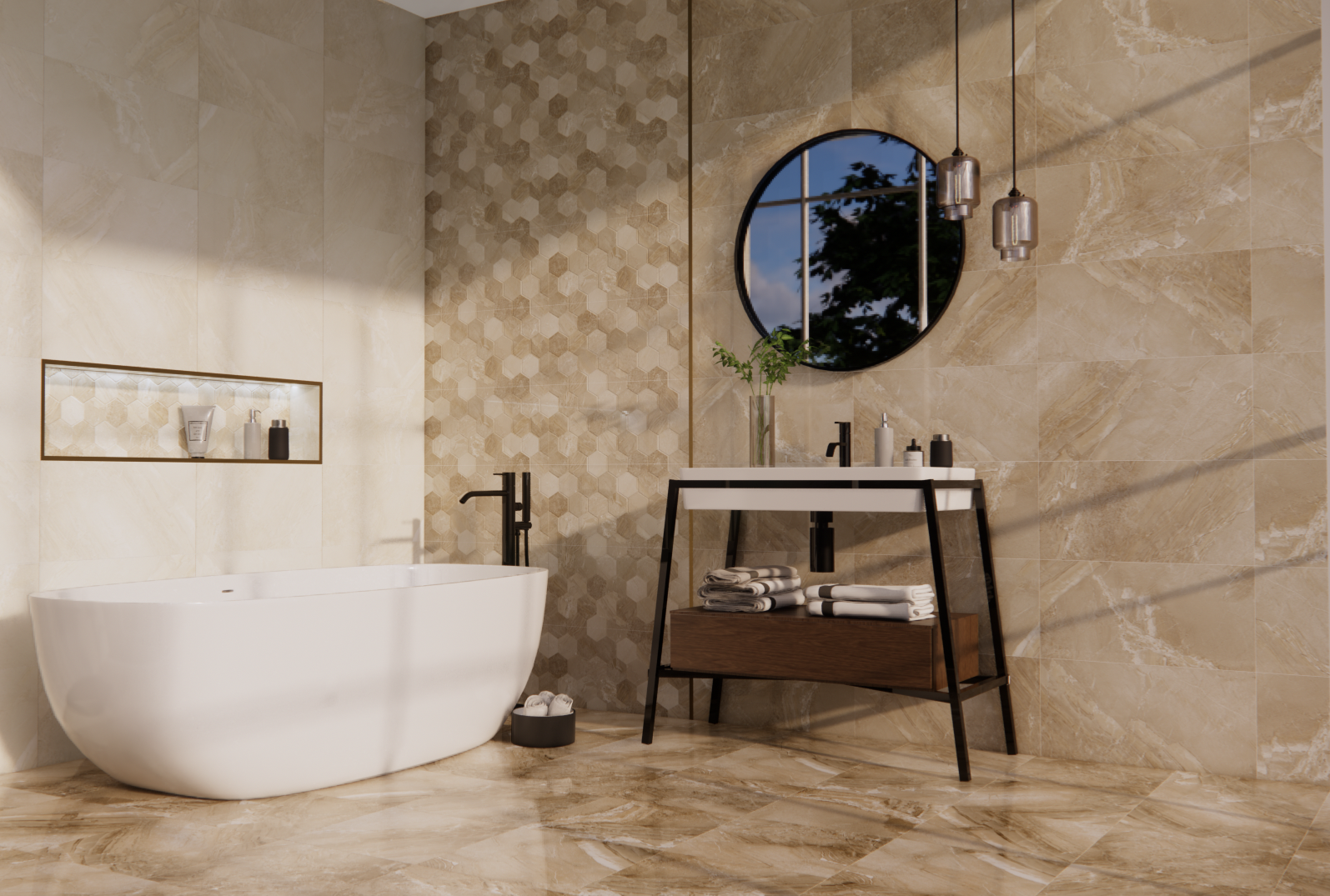 3 IT 0006 Istambul Beige 40x40 Eurotile Ceramica фото 9