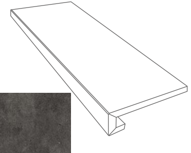 261233 GREEK GRADONE ANTRACITE 4x32x80 Versace (Gardenia Orchidea)