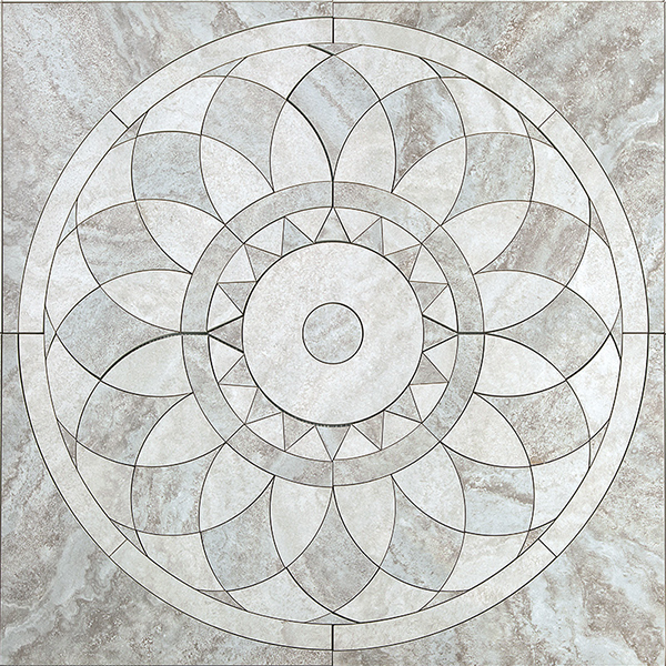 ID33 Триумф розон наборный 84*84 керамический декор Kerama Marazzi