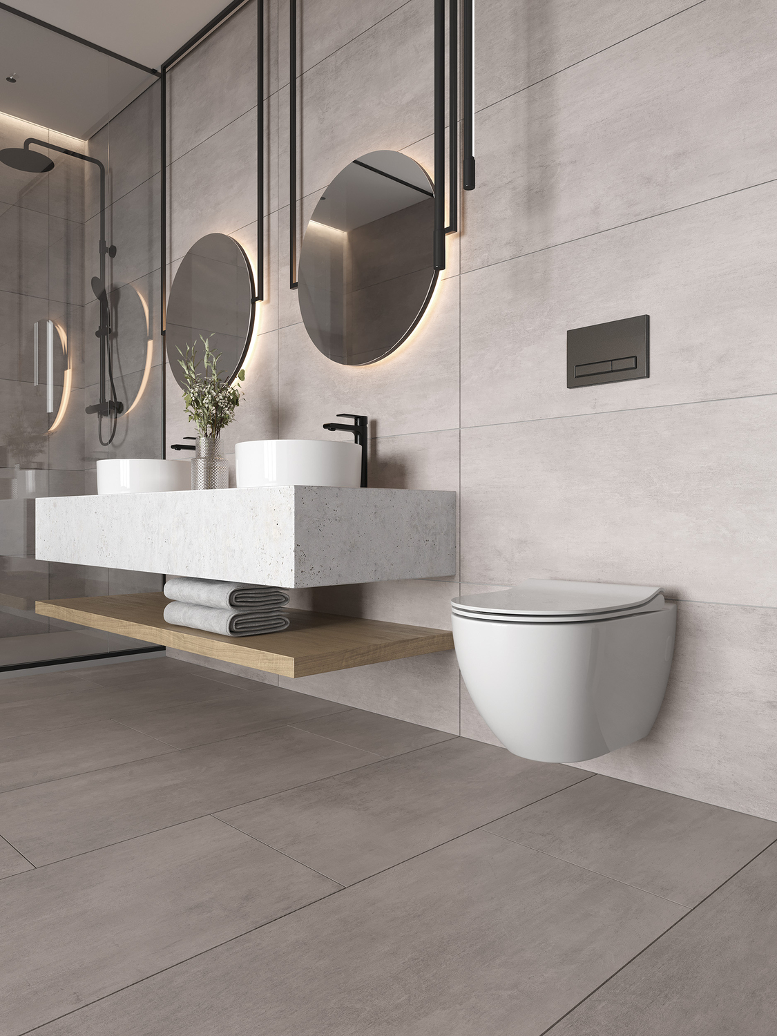 17021 Boston Серый ректификат 44,8x89,8 Cersanit фото 14