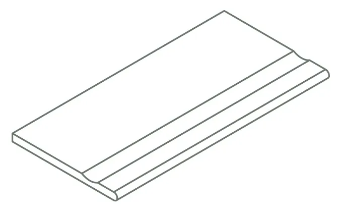 620090001414 Fossil X2 Grey Bordo Svasato Round 30x120 Italon