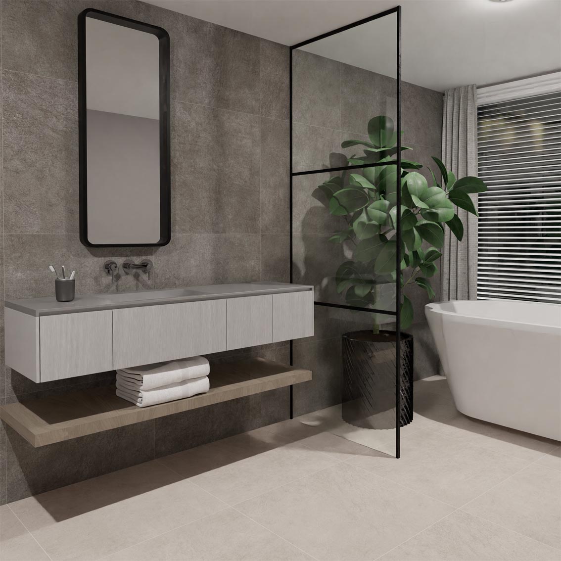 Bern Антрацит 600x1200 AXIMA