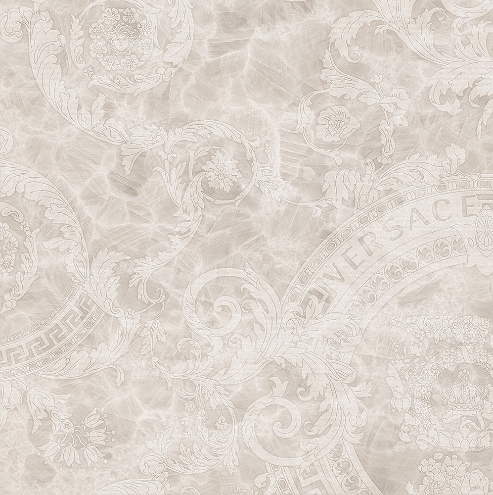G0047031 Meteorite Megabarocco Bianco R 60x60 Versace (Gardenia Orchidea) фото 9