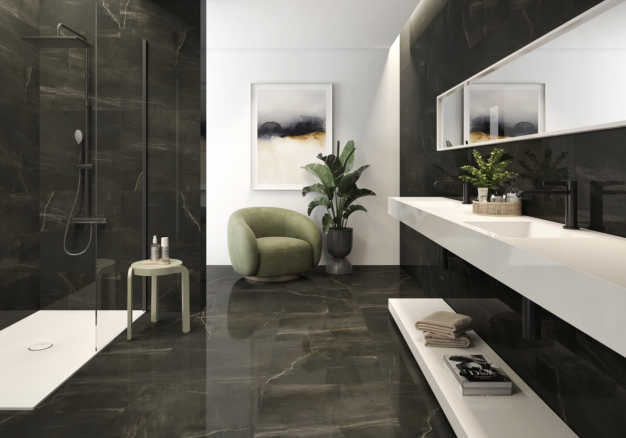 Heart Black Pulido 60x120 Jano Tiles
