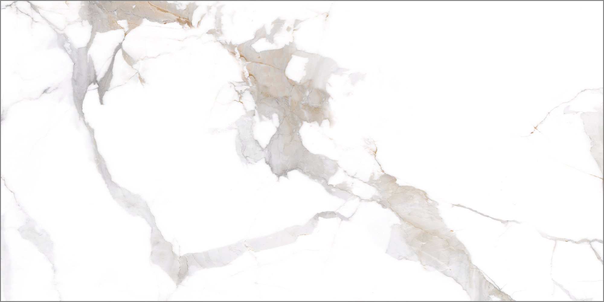 GT40806103MR Calacatta Imperial GT Белый 40x80 Global Tile