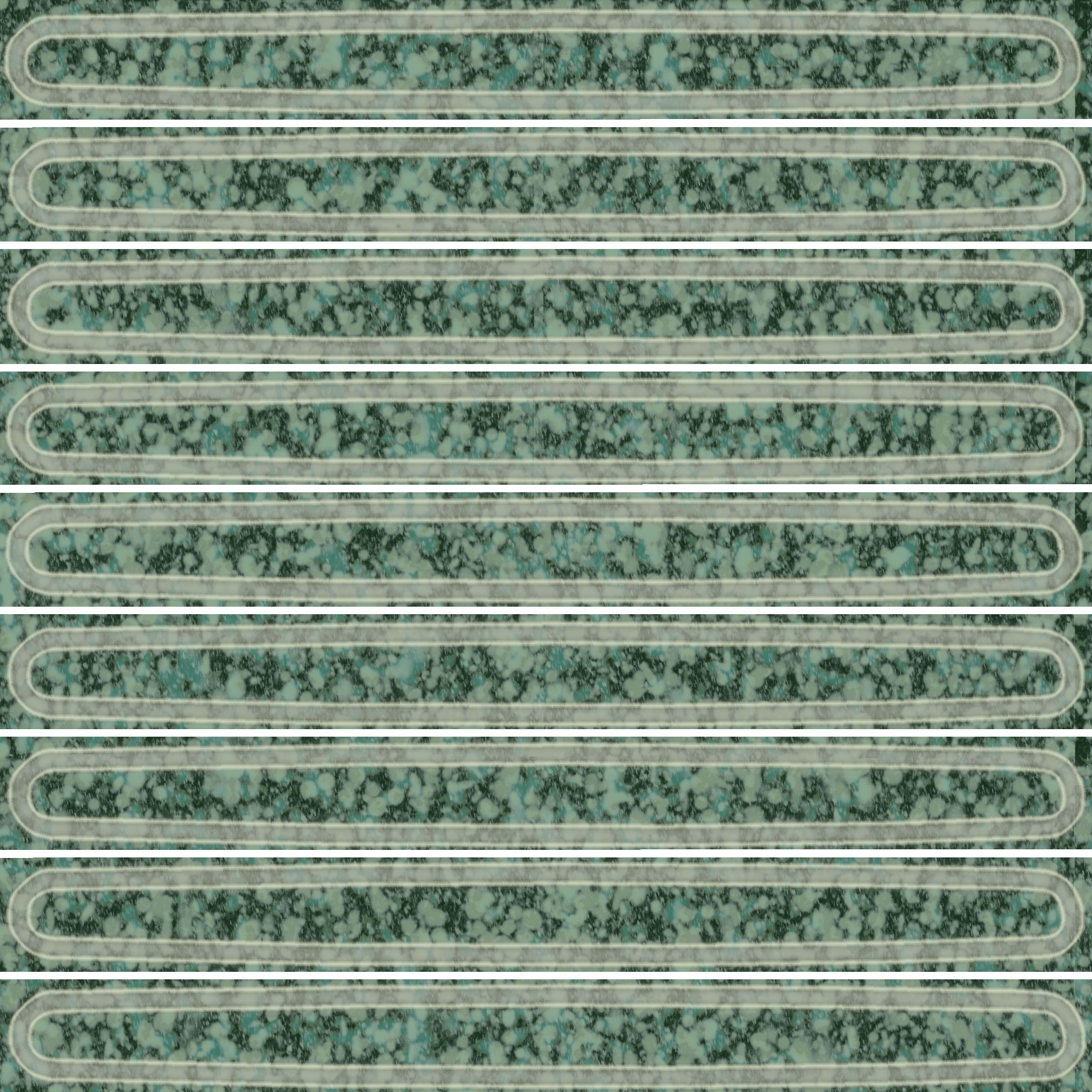KMD2SOB006BN Декор чипсет Далия зелёный глянцевый 20x20x0,95 Kerama Marazzi