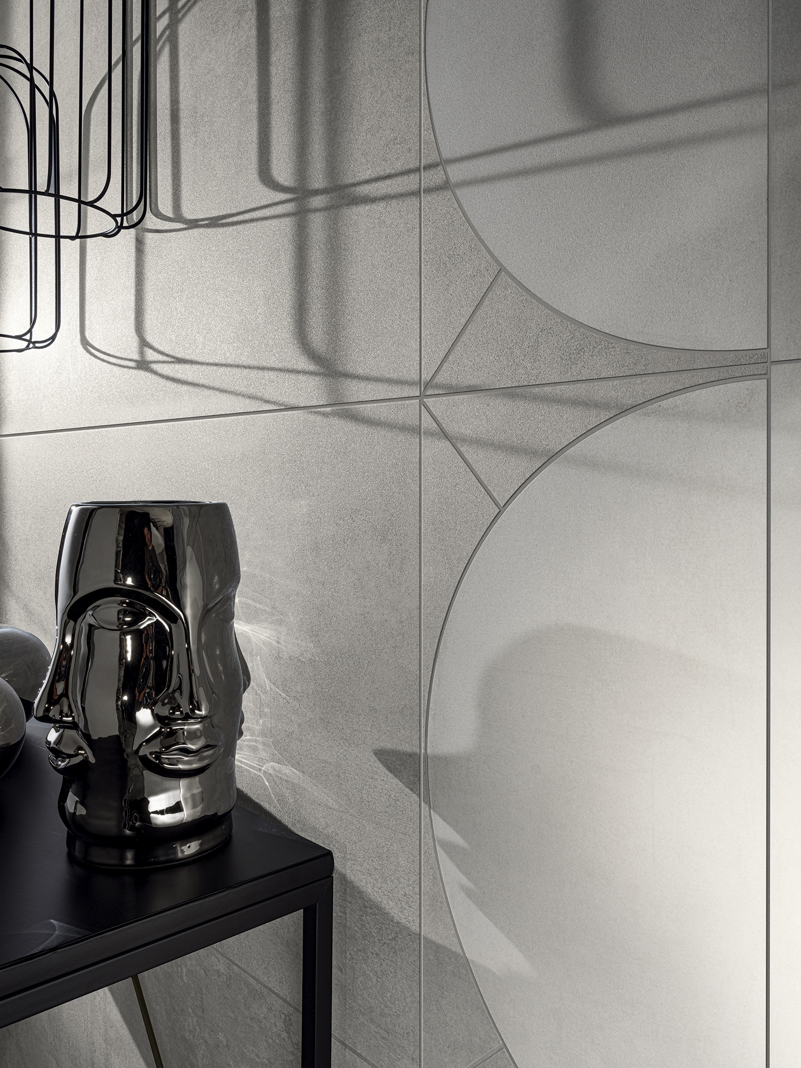 143051 Steel Jacquard Iridio Sat/Ret 8mm 60x120 Tagina Ceramiche