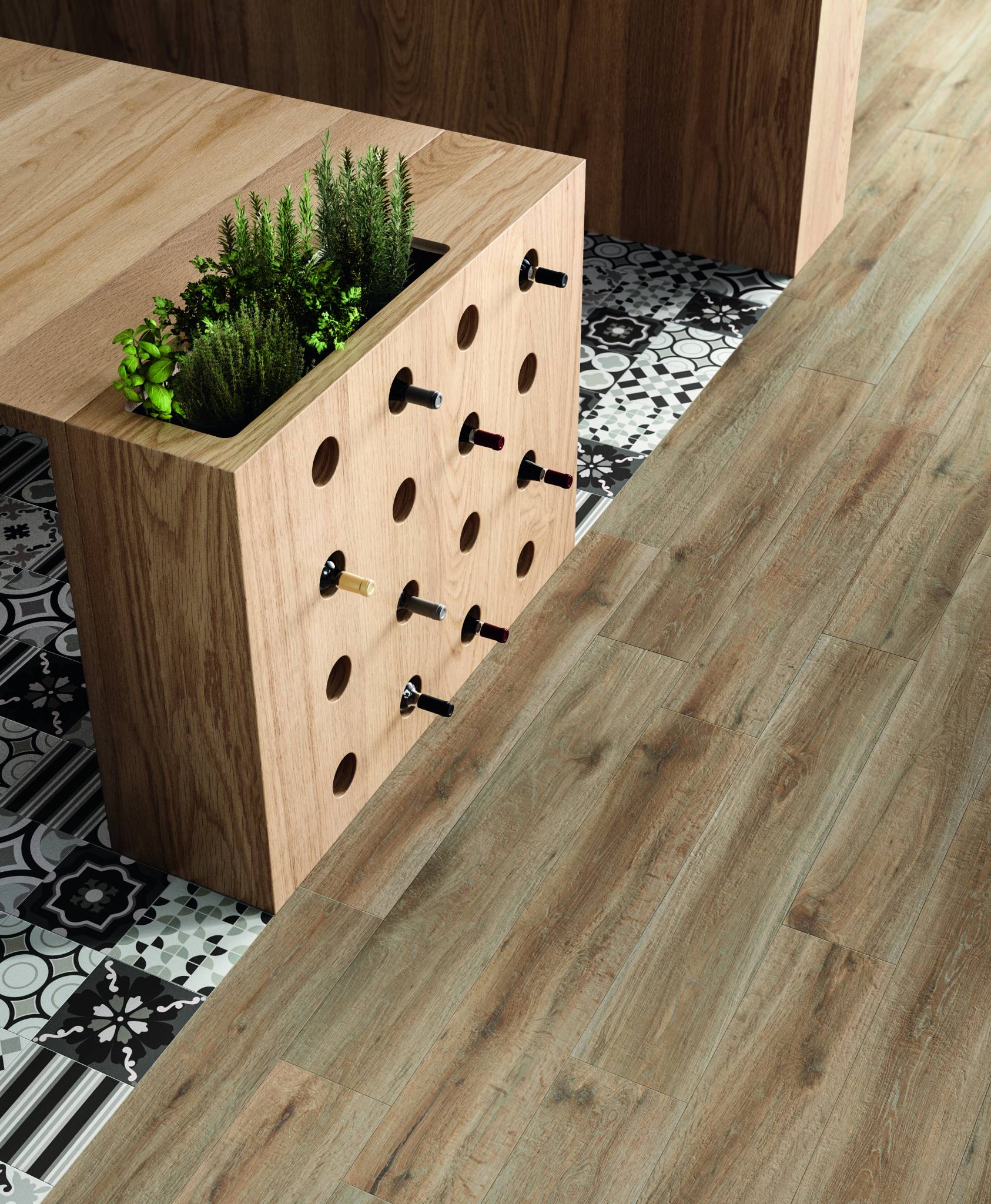 Barkwood White 20x120 Sant Agostino