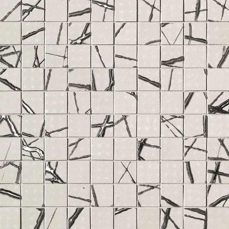 fOMZ Rooy White Web Mosaico 30x30 FAP Ceramiche