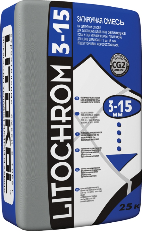 LITOCHROM 3-15 C.80 (Коричневый) 25 кг LITOKOL
