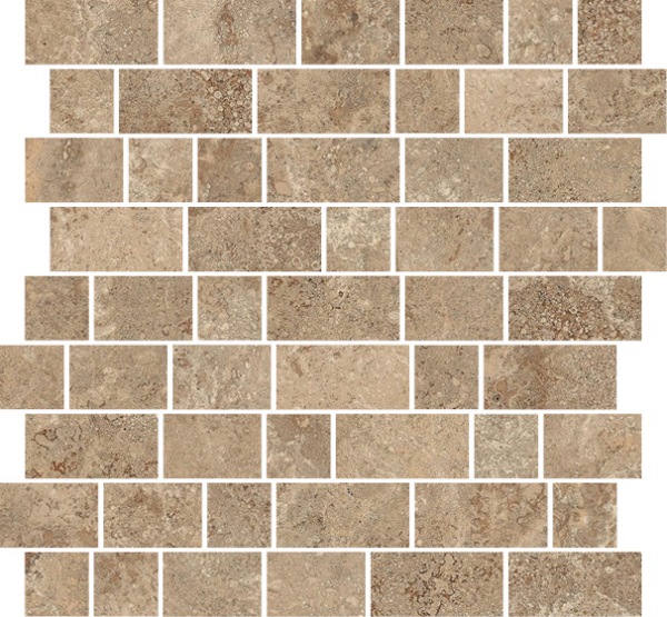 76073 MOSAICO SPACCATELLA NOCE 30x30 Gardenia Orchidea (Versace)