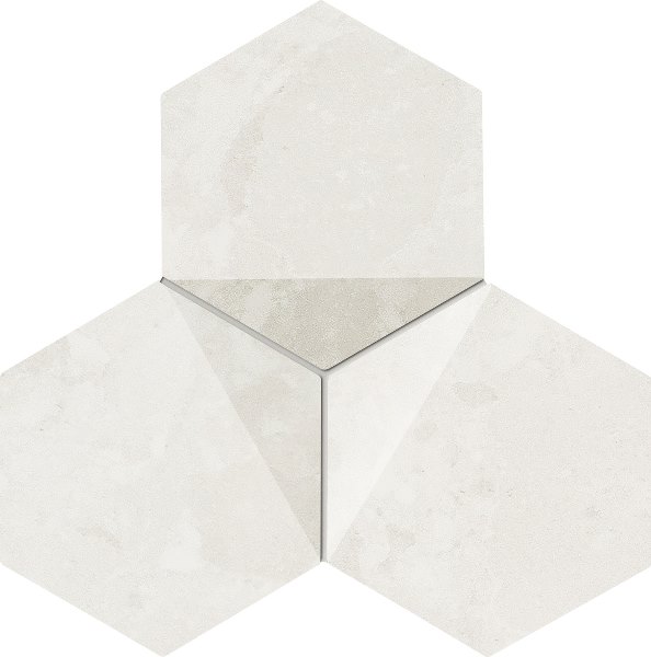 Scoria white 19.2x16.5 Tubadzin