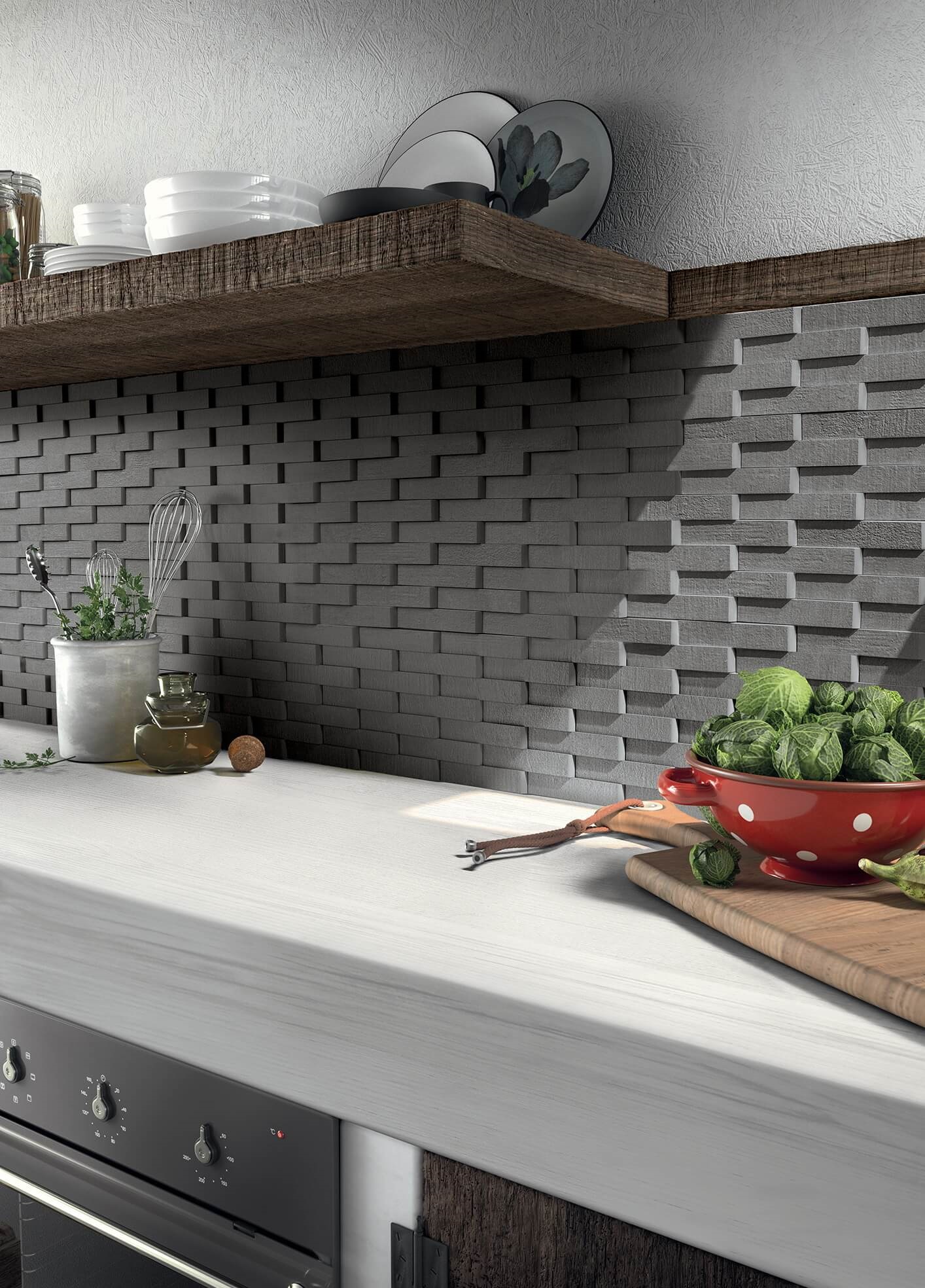 1062374 Mosaico Costruire Random Metallo Bianco 30х30 Serenissima Cir