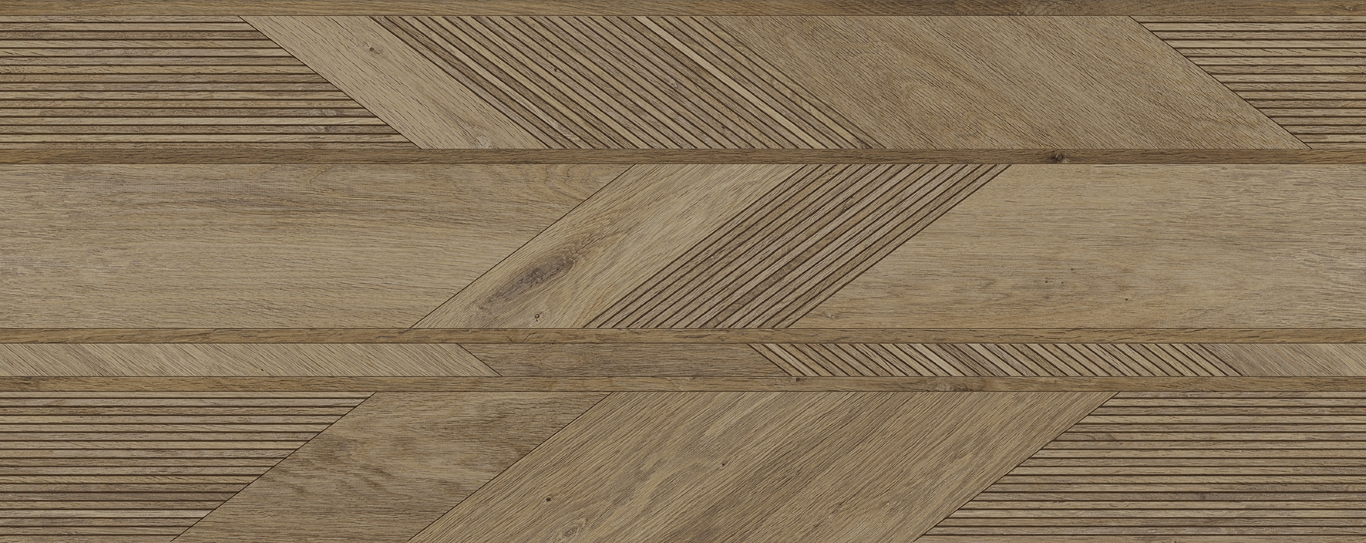 100337338 Gent Arrow 3D Roble 59,6x150 Porcelanosa