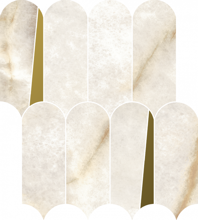 620110000232 Stellaris Crystal Pure Mosaico Elegant Lux 32.5x36.1 Italon