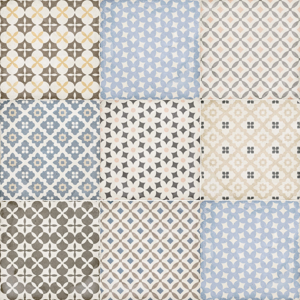 24412 ART NOUVEAU ALAMEDA COLOUR 20*20 EQUIPE
