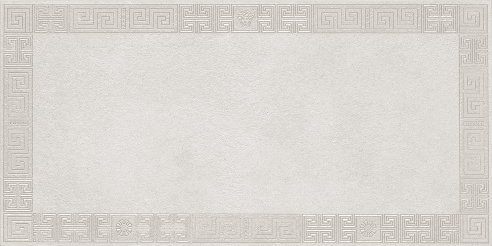 261100 GREEK CASSETTONE BIANCO 40x80 Versace (Gardenia Orchidea)