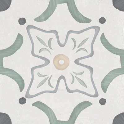 3386036155 Sirocco Green Flower 9mm R10 22.3x22.3 Harmony