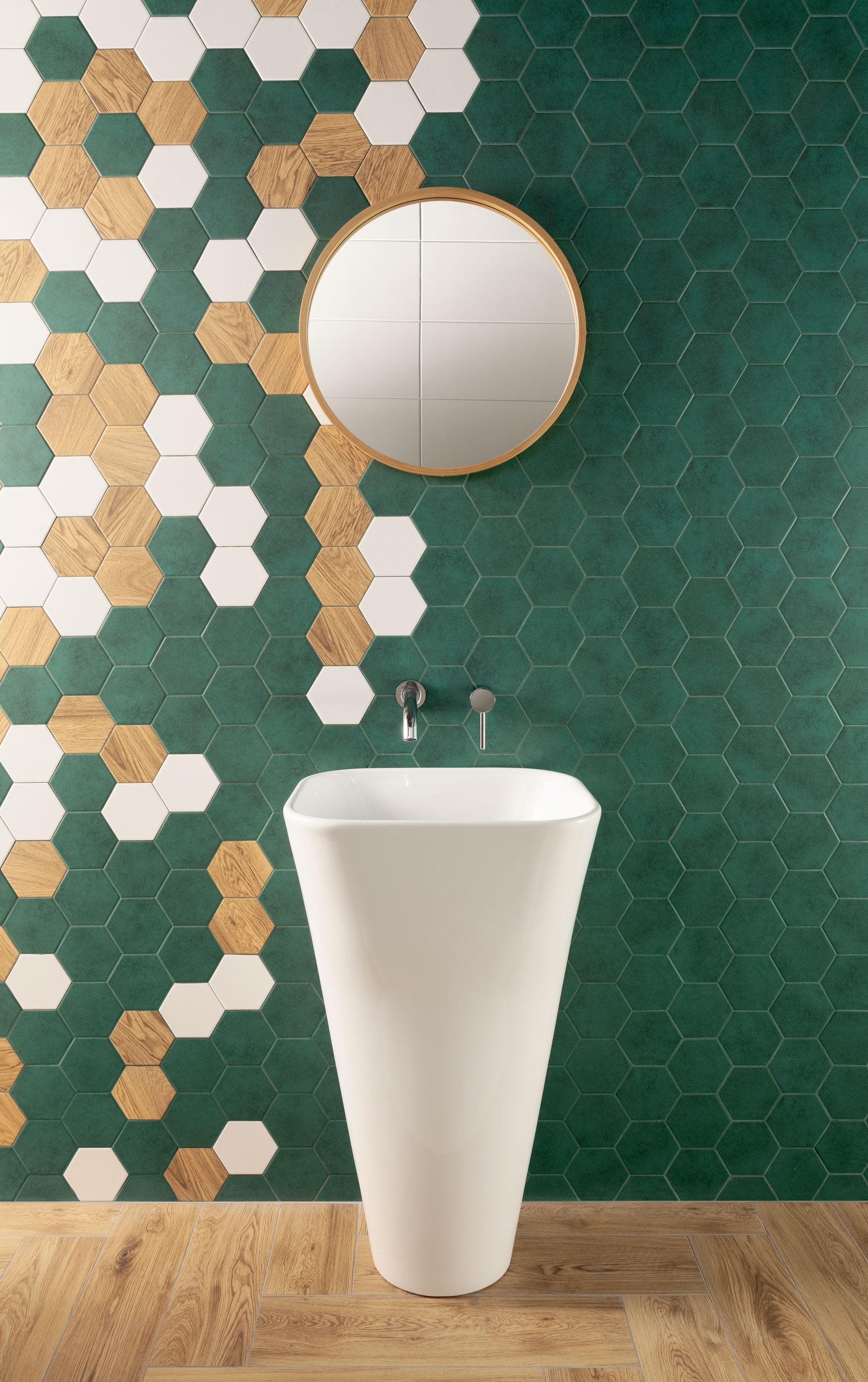 D-2-elementowy Burano green 61.8x60.8 Tubadzin