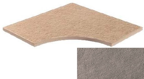 620090000291 Cliff Grigio Bordo Curvilineo Round 30 60x60 Atlas Concorde Russia