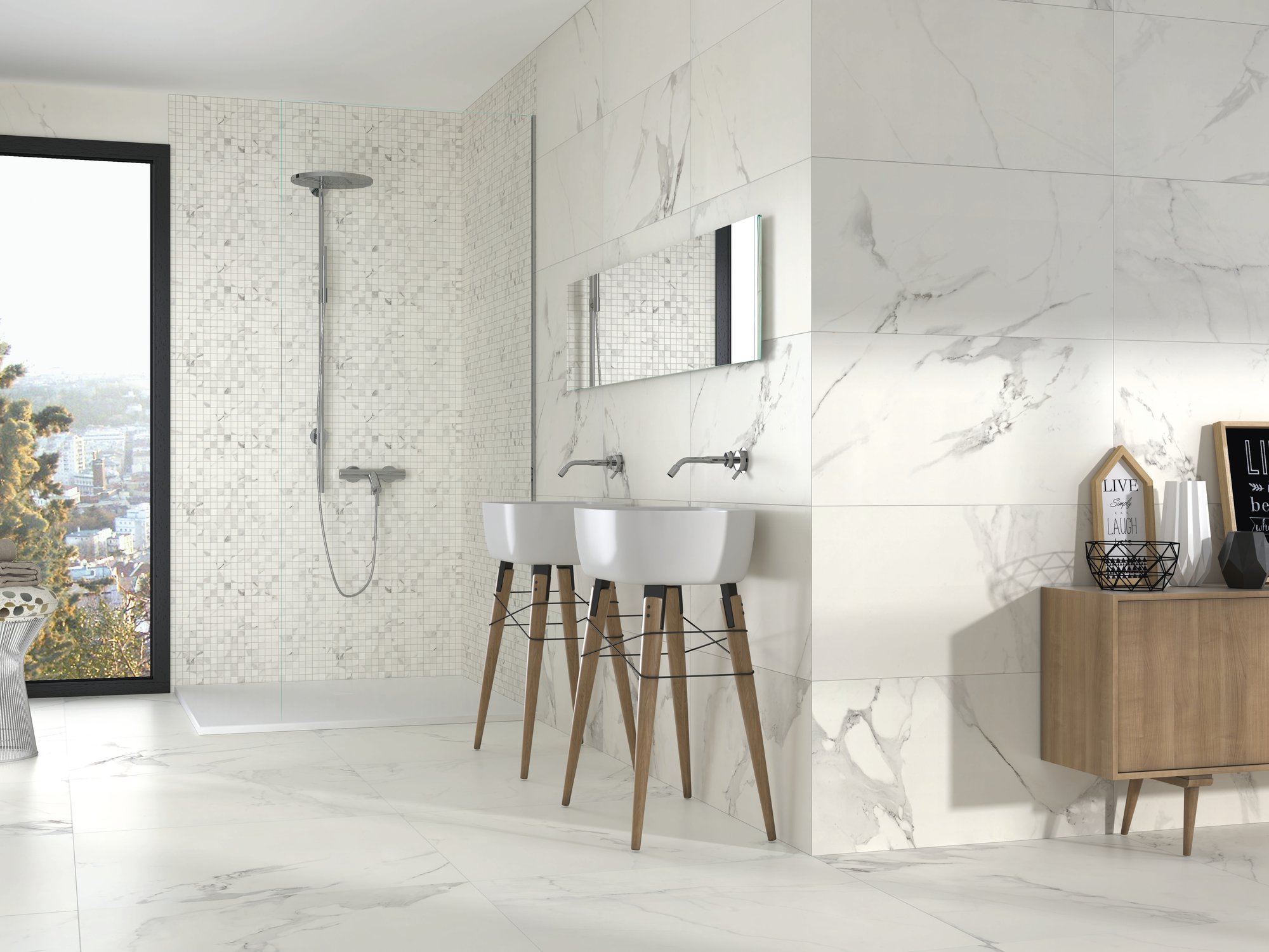 A037200 Mandalay White Matt Rect 60*120 Ape Ceramica