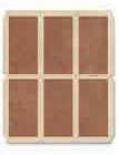 781833 Sensi Terre Mattone + Cotone Tappeto Nat 55х32 Casa Dolce Casa