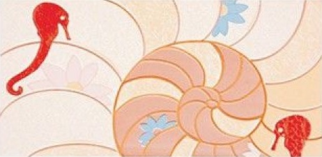 T8014 Border 11 Hippocamus 14х25 Serapool