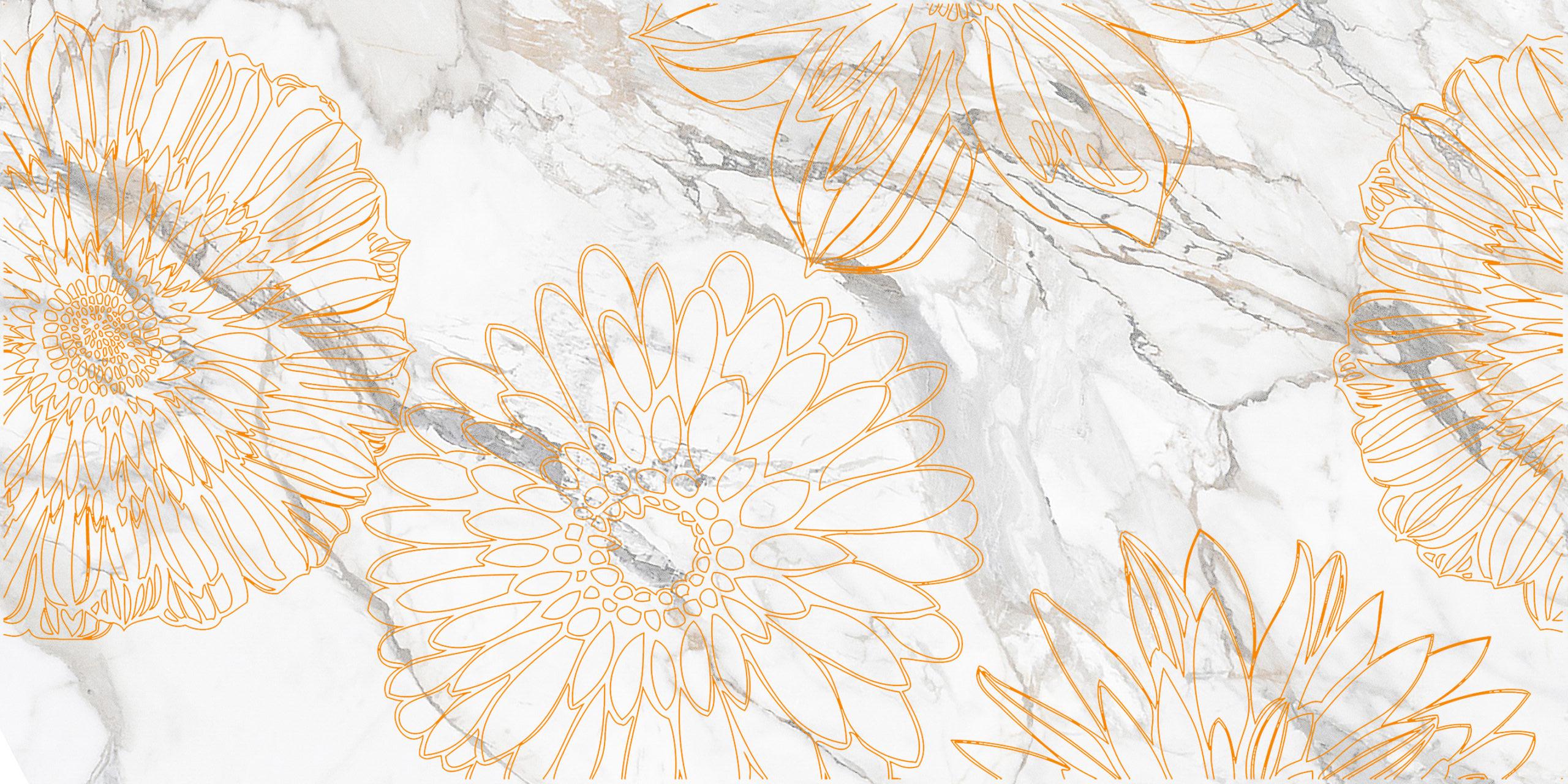 Декор Briere Flower 2 300x600 Beryoza Ceramica