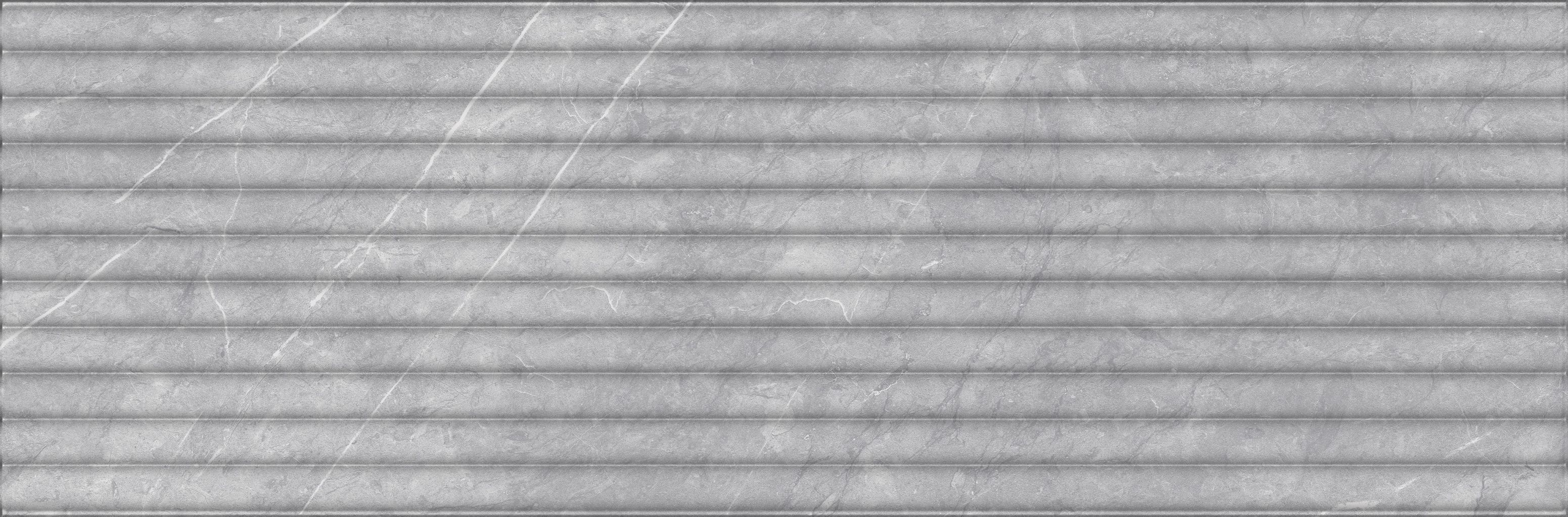 349 Андора серый рельеф горизонтальный 32,5х100 Eurotile Ceramica фото 2